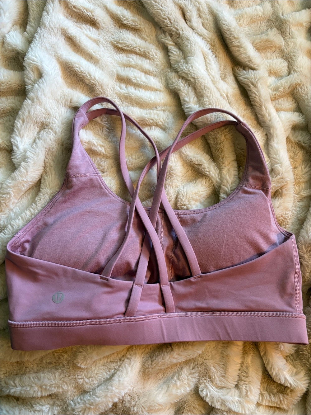 lululemon athletica Dusty Rose Strappy Sports Bra
